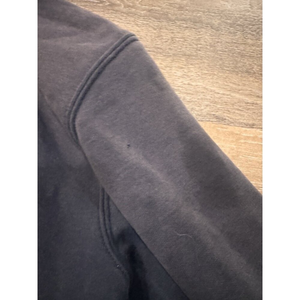 Carhartt XL Pullover Hoodie Work Worn Distressed Welding Burn Holes Oil Stains - Picture 12 of 14